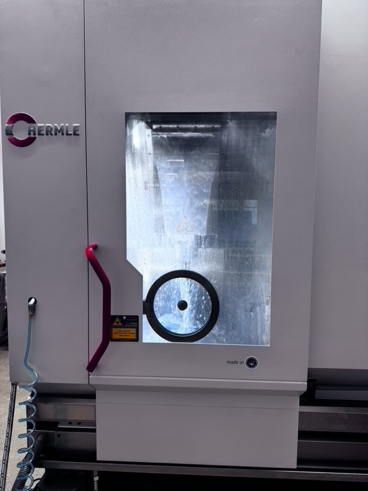 Window install on a Hermle machining center