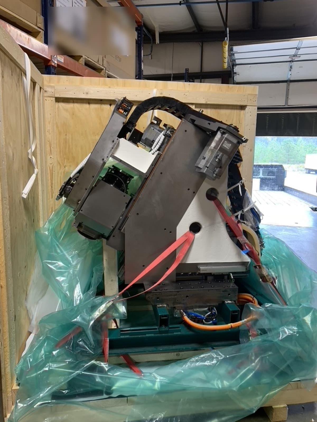 GMX 250 tower crated for transport