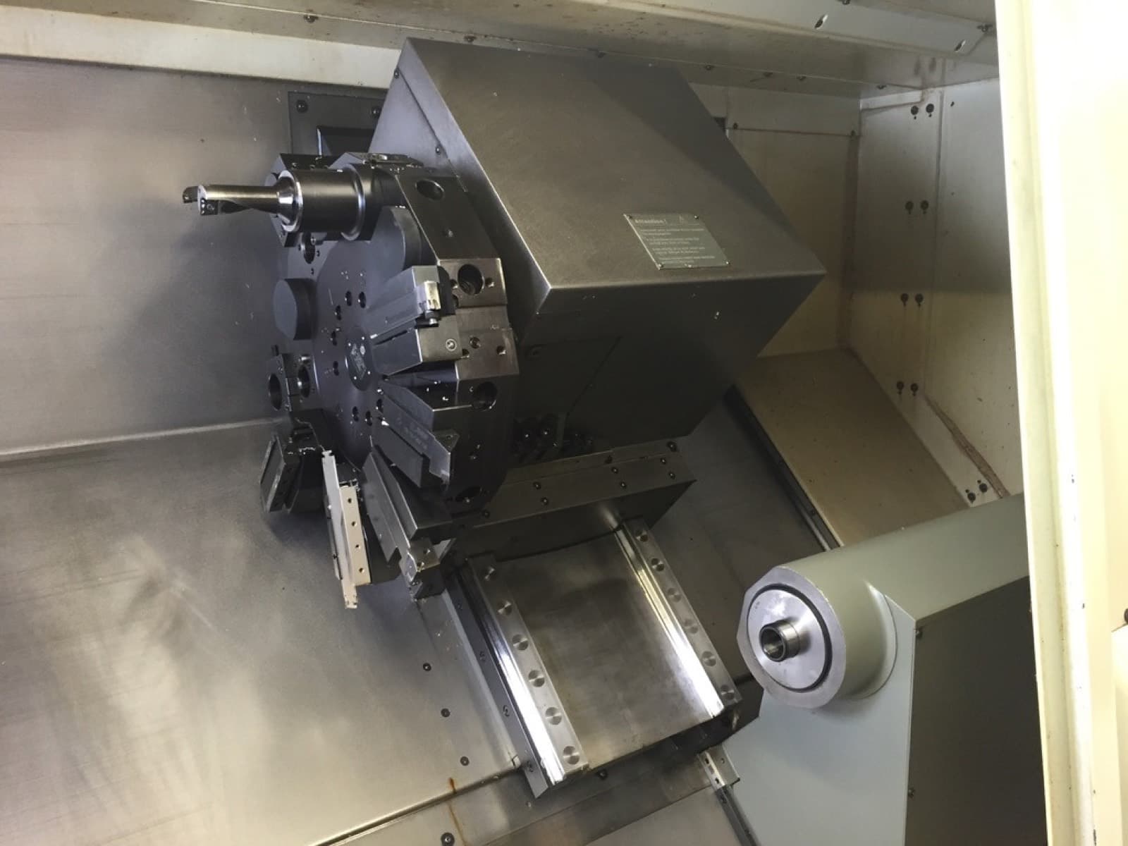 Reconditioned Sauter turret reinstalled in the machine