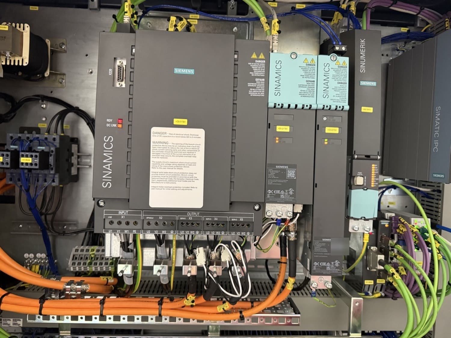 Siemens SINUMERIK control and SINAMICS drives repaired to factory specification